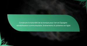 Construire la notoriété de la marque pour l’art en Espagne : sensibilisation communautaire, événements et présence en ligne