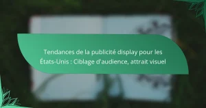 Tendances de la publicité display pour les États-Unis : Ciblage d’audience, attrait visuel